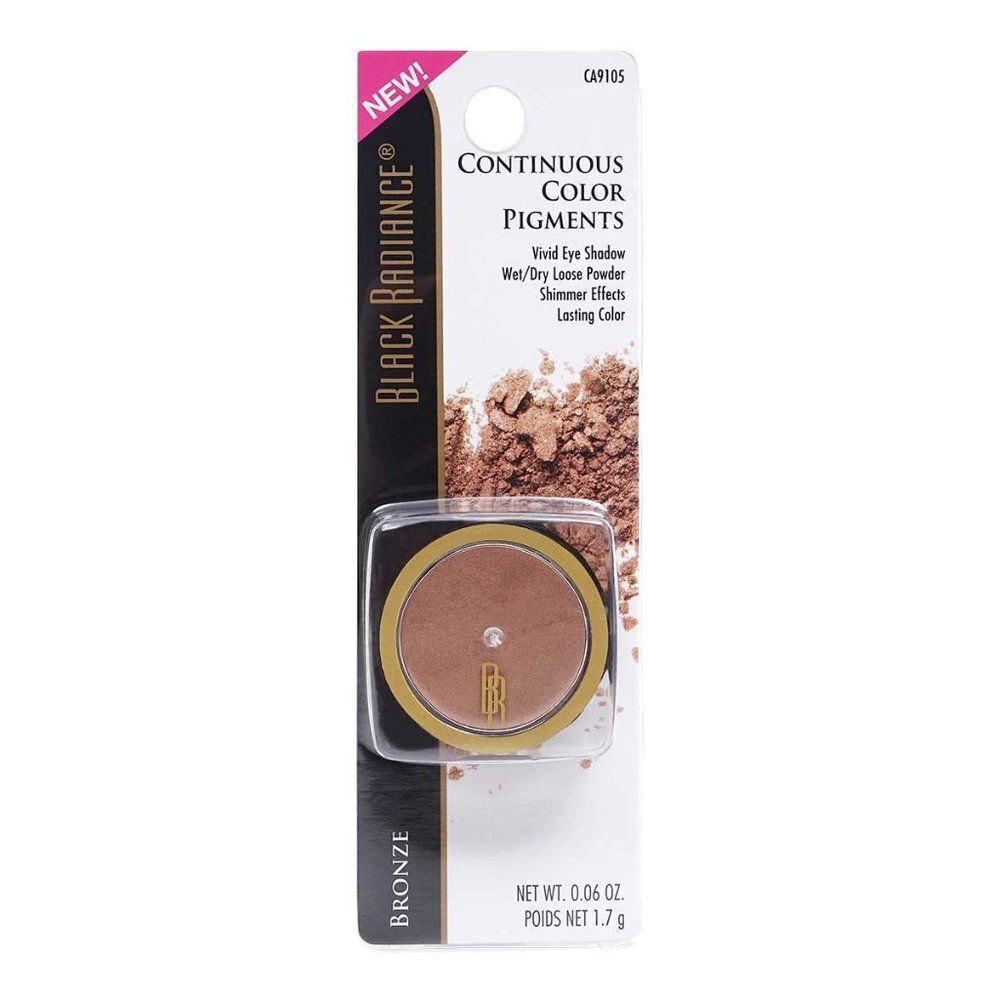 Black Radiance Continuous Color Pigments Eye Shadow "Bronze" BRAND NEW SEALED